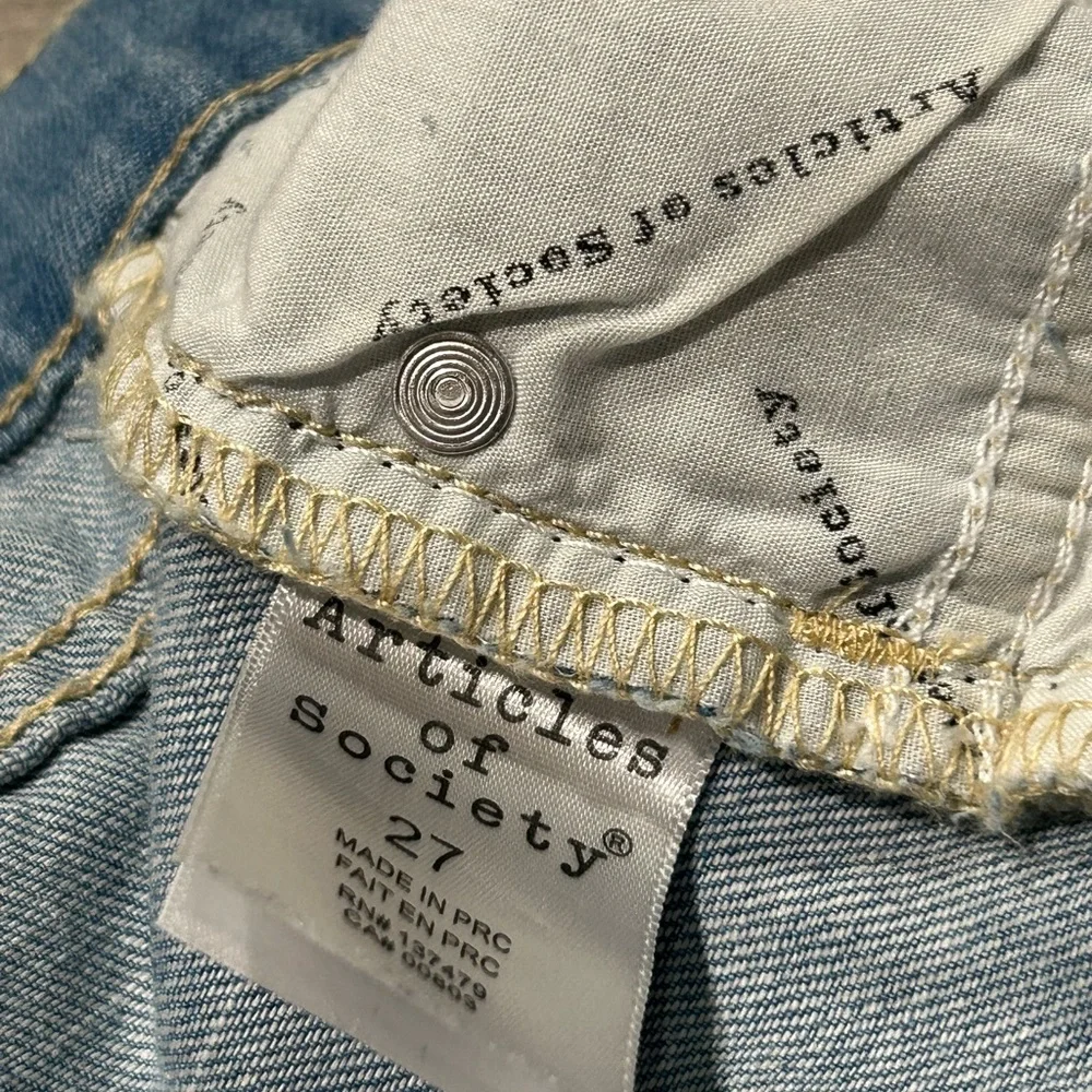 Articles of Society jean shorts -27 - Picture 5 of 6